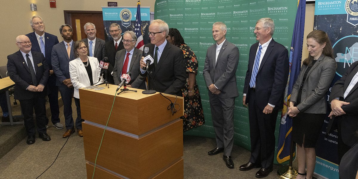 Binghamton University battery hub