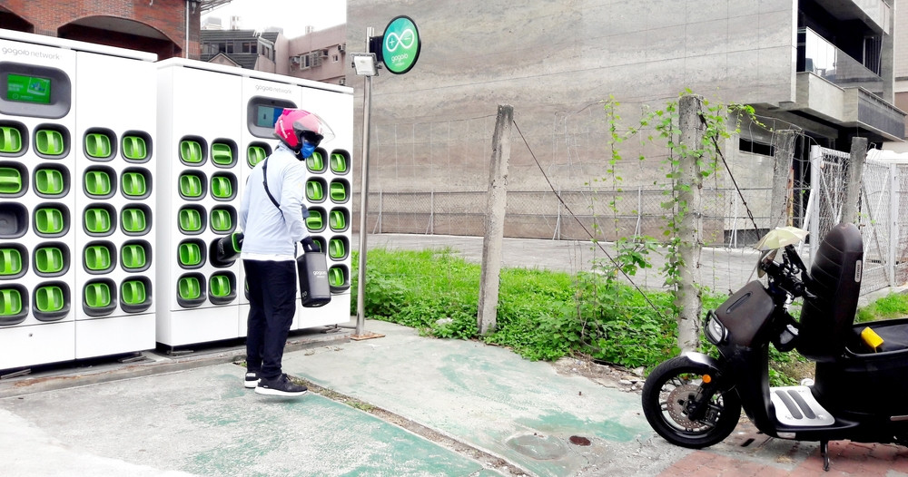 An image of actual Battery Swapping Station in Taiwan.