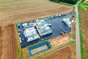 Lhyfe's green hydrogen production site in Buleon, Brittany