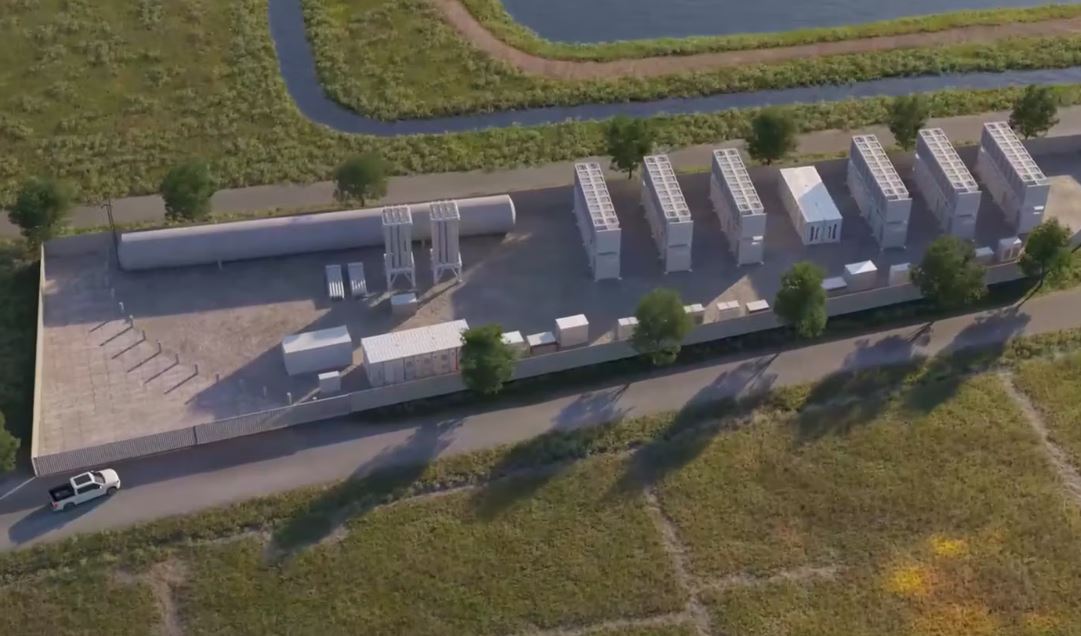 Energy Vault starts construction on largest US green hydrogen storage